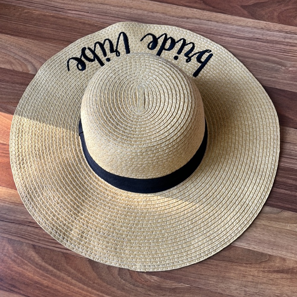 Bride Tribe straw hat - Picture 3 of 7